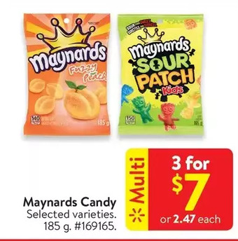 Walmart Maynards candy offer