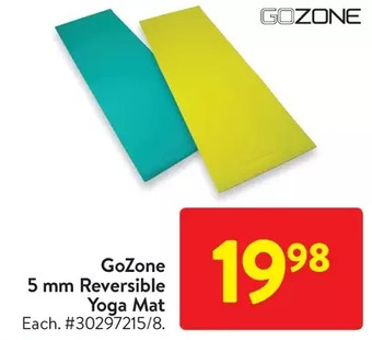 Walmart Gozone 5 mm reversible yoga mat offer