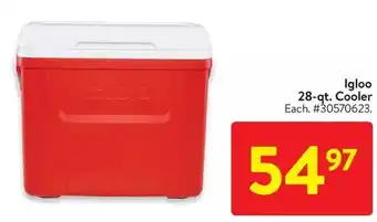 Walmart Igloo 28-qt. cooler offer
