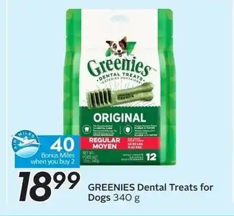 Sobeys Greenies Dental Treats for Dogs offer
