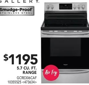 RONA Frigidaire gallery 5.7 cu. ft. range offer