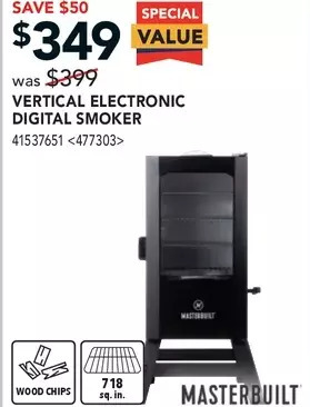 RONA Masterbuilt vertical electronic digital smoker offer