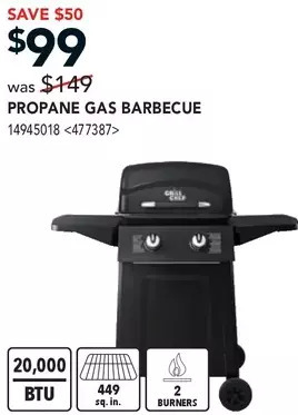 RONA Grill chef propane gas barbecue offer
