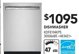 RONA Kitchenaid dishwasher offer