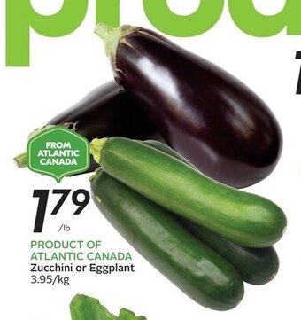 Sobeys Zucchini or Eggplant offer