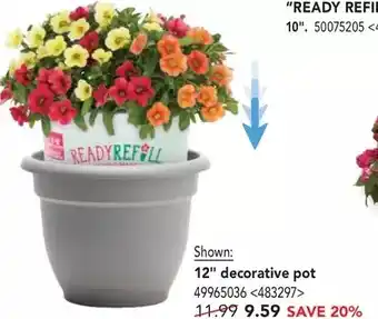 RONA 12 decorative pot offer