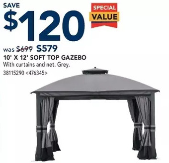 RONA 10' x 12' soft top gazebo offer