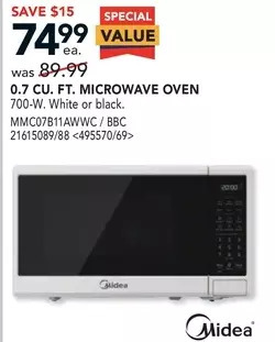 RONA Midea 0.7 cu. ft. microwave oven offer