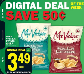 Food Basics Miss vickie's potato chips offer