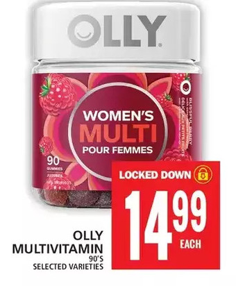 Food Basics Olly multivitamin offer
