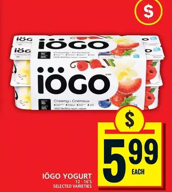 Food Basics Iögo yogurt offer