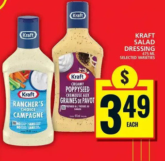 Food Basics Kraft salad dressing offer