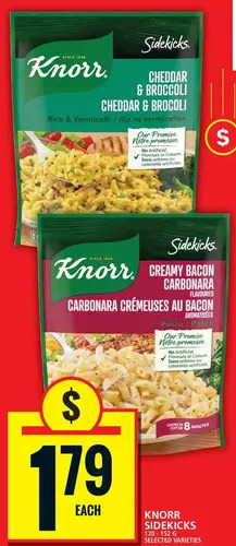 Food Basics Knorr sidekicks offer