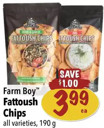 Farm Boy Farm boy fattoush chips offer