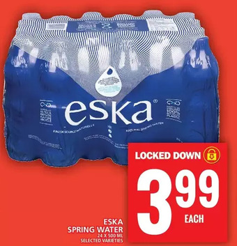 Food Basics Eska spring water offer