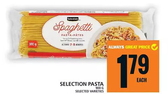 Food Basics Selection pasta offer