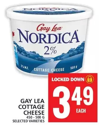 Food Basics Gay lea cottage cheese offer