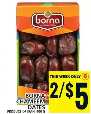Food Basics Borna chameem dates offer