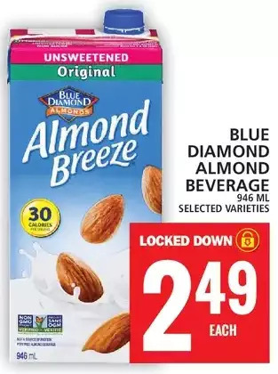 Food Basics Blue diamond almond beverage offer