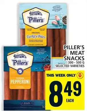 Food Basics Piller's meat snacks offer