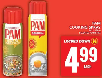 Food Basics Pam cooking spray offer