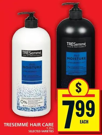 Food Basics Tresemmé hair care offer