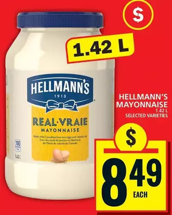 Food Basics Hellmann's mayonnaise offer