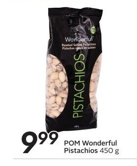 Sobeys Pom Wonderful Pistachios offer