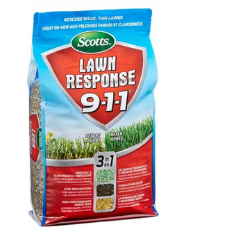 Canadian Tire Scotts lawn response 9-1-1 grass seed offer
