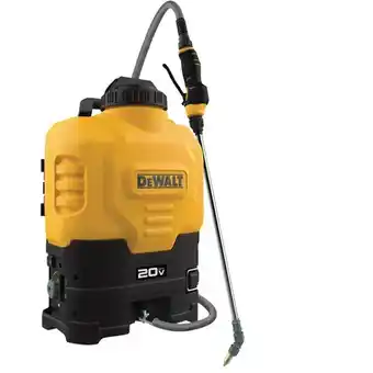 Canadian Tire Dewalt 20v backpack sprayer offer