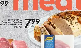 Sobeys Butterball Seadoned Boneless Skinless Turkey Breast offer