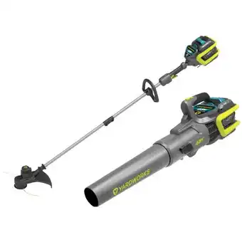 Canadian Tire Yardworks 48v 400cfm blower & 13 trimmer combo, 2ah battery & charger included offer