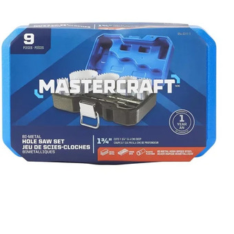 Canadian Tire 9-pc general purpose bi-metal hole saw set offer