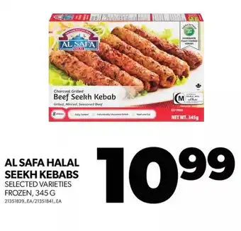 Real Canadian Superstore Al safa halal seekh kebabs offer