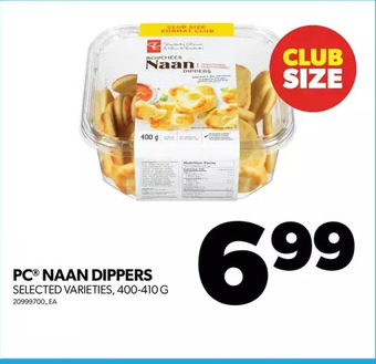 Real Canadian Superstore Pc naan dippers offer