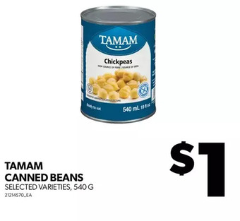 Real Canadian Superstore Tamam canned beans offer
