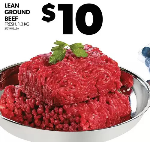Real Canadian Superstore Lean ground beef offer