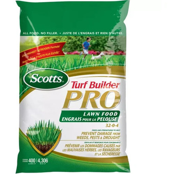 Canadian Tire Scotts turf builder pro lawn food offer