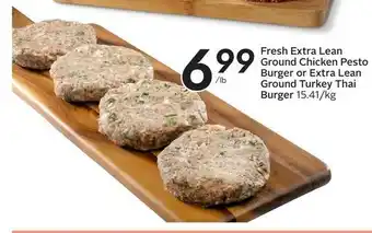 Sobeys Fresh Extra Lean Ground Chicken Pesto offer