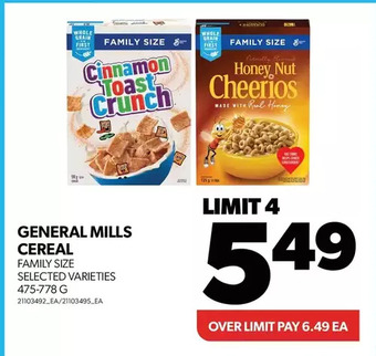 Real Canadian Superstore General mills cereal offer