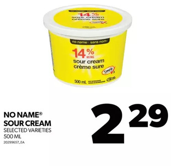 Real Canadian Superstore No name sour cream offer