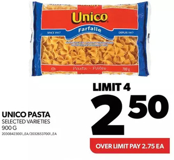 Real Canadian Superstore Unico pasta offer