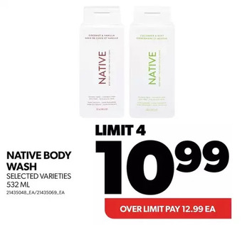 Real Canadian Superstore Native body wash offer