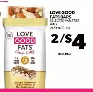Real Canadian Superstore Love good fats bars offer