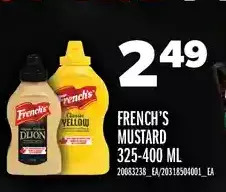 Real Canadian Superstore French's mustard 325-400 ml offer