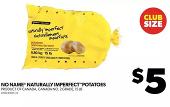 Real Canadian Superstore No name naturally imperfect potatoes offer