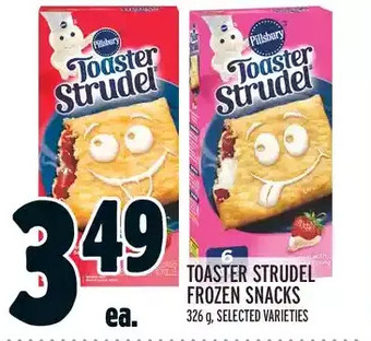 Metro Toaster strudel frozen snacks offer