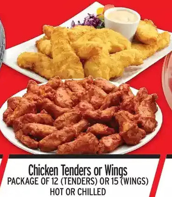 Metro Chicken tenders or wings offer
