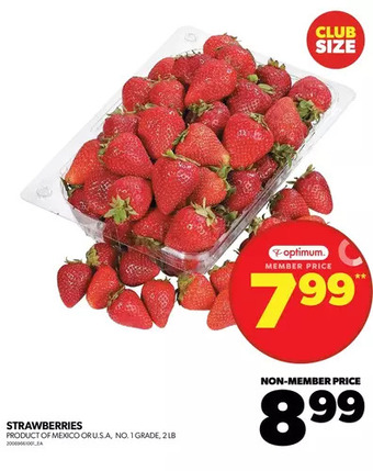 Real Canadian Superstore Strawberries offer