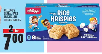 Metro Kellogg's cereal bars offer